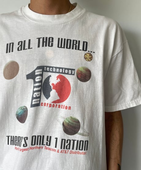 90s nation technology corporation s/s tee