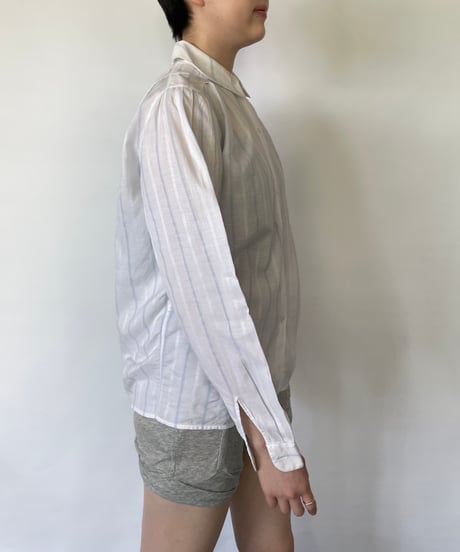 MADE IN ITALY　stripe shirt
