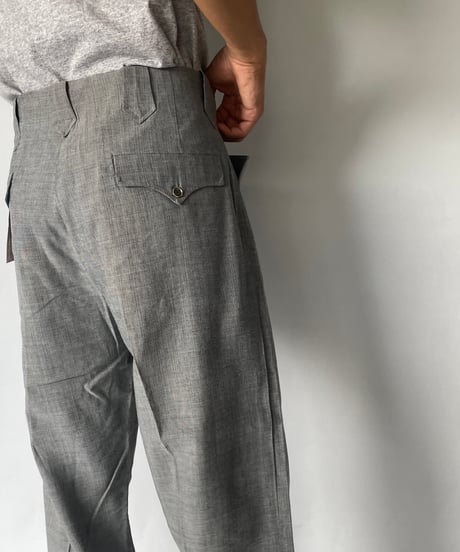 dead stock 70s Western Pants "GRAY"