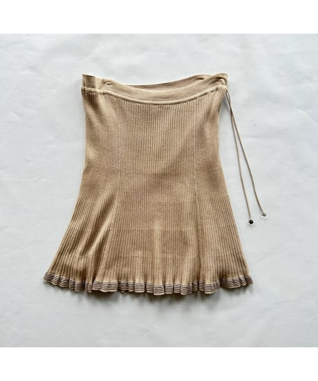 Vintage line flare skirt