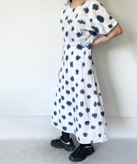 MADE IN USA blur dot dress