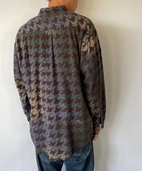 Houndstooth L/S shirt