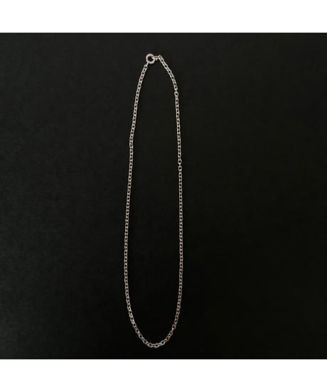 Vintage Sterling tiny chain necklace Azuki ③
