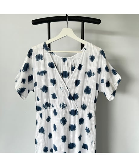 MADE IN USA blur dot dress