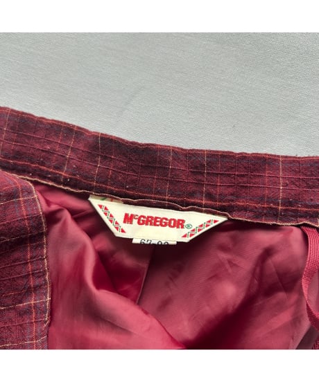 McGREGOR Check Skirt