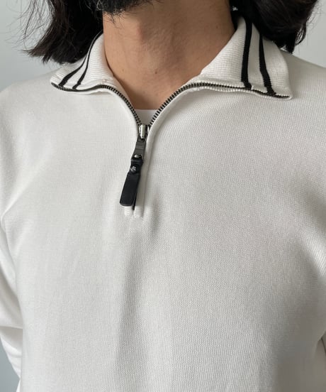 Ralph Lauren half zip cotton knit
