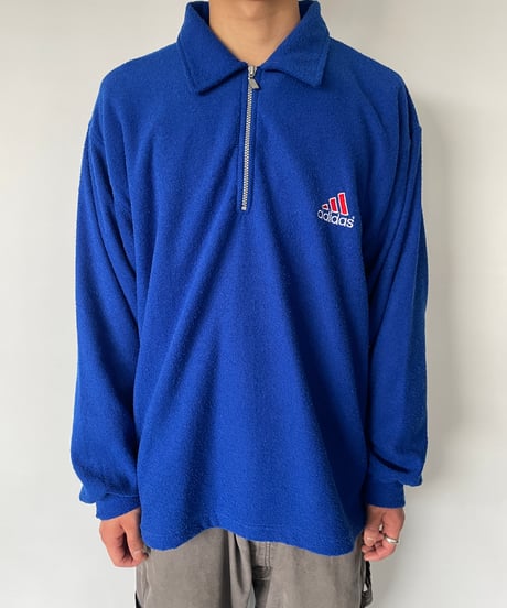Vintage adidas Half Zip Pile Pullover