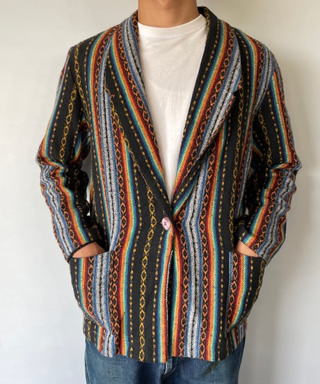 80s Ethnic Pattern Jacket