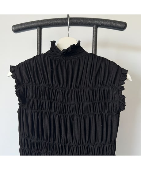 Shirring frill tops