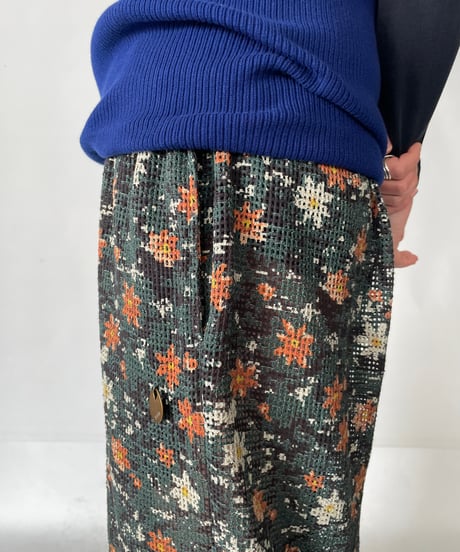 NAM ”Waist Wrap Camo Mesh Digital Aloha Pants” shadow
