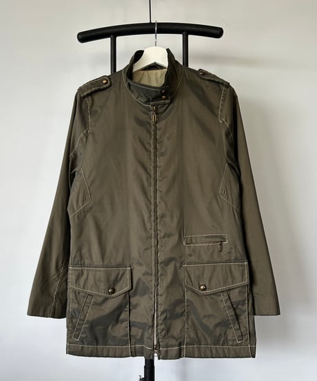 euro vintage stand collar jacket