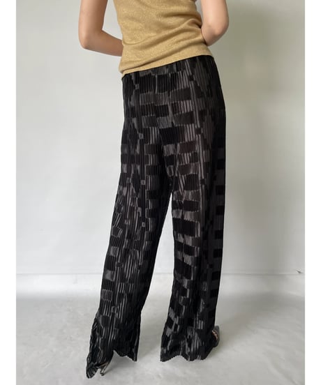 Pleats easy pants