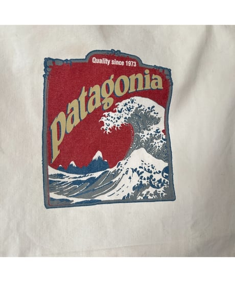 90-00s patagonia "KATSUSHIKA HOKUSAI" tote bag
