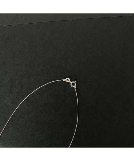 DEAD STOCK Vintage Italy 925 tiny chain necklace Rope ⑥