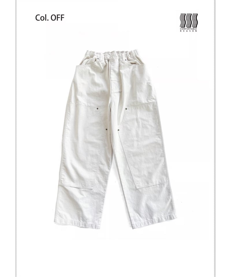 COMFORTABLE REASON Double Knee Pigment Pant | C