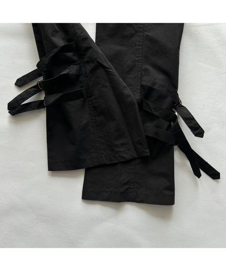 Europe Belted Hem Pants