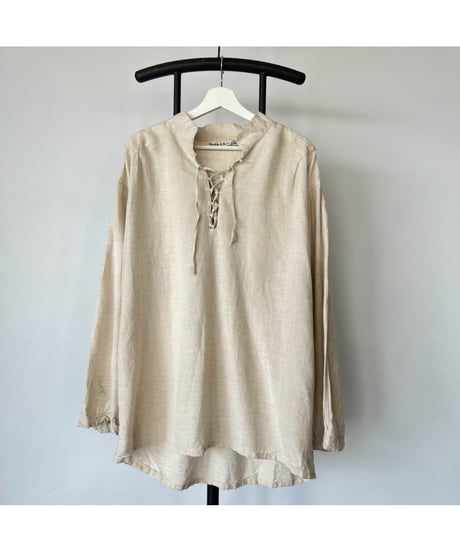 80-90s Vintage Lace up Shirt