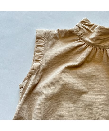 Back Zip High Neck Tops