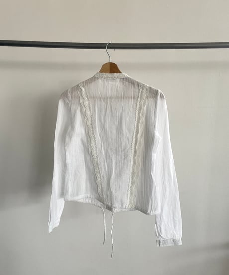 Chloe no collar shirts blouse