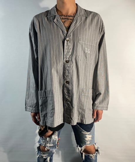 60~70s pajama shirt