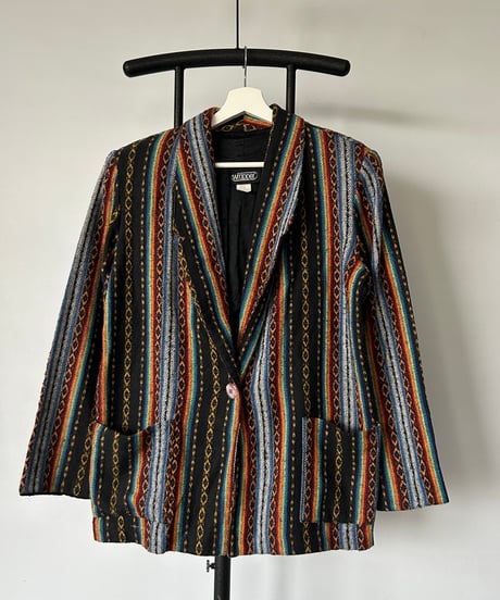 80s Ethnic Pattern Jacket