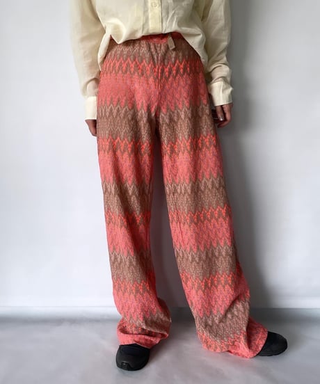 EUROPE easy patterned pants 2
