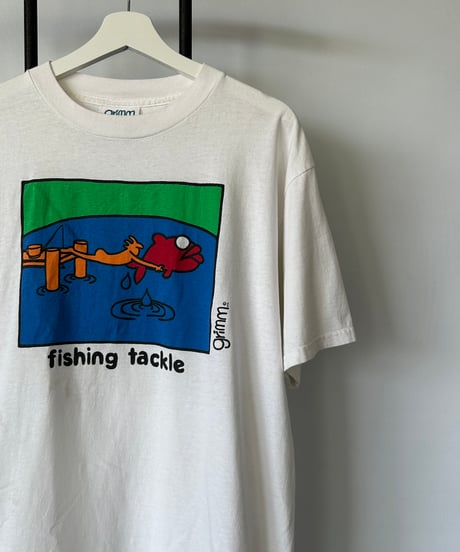90s grimm "fishing tackle" s/s tee L