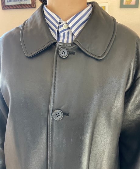 Vintage Leather Car Coat