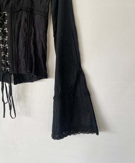 Europe corset blouse