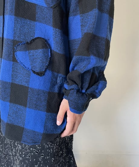 NAM "BELLOWS HEAVY FLANNEL SHIRT & PANTS" (BLUE/HEART)