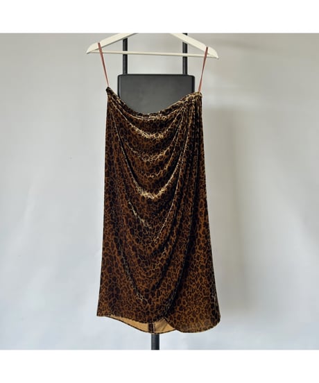 Ralph Lauren leopard silk skirt