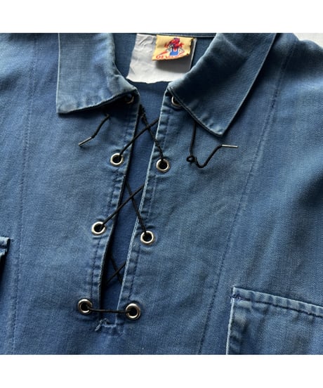 70s GEVACO Lace-up Pullover