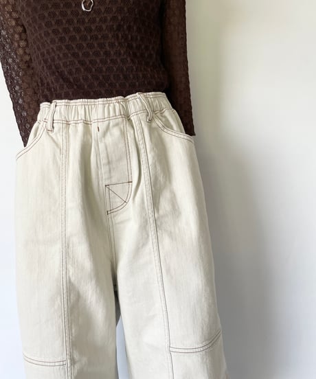 COMFORTABLE REASON "Denim Buggy Shorts"
