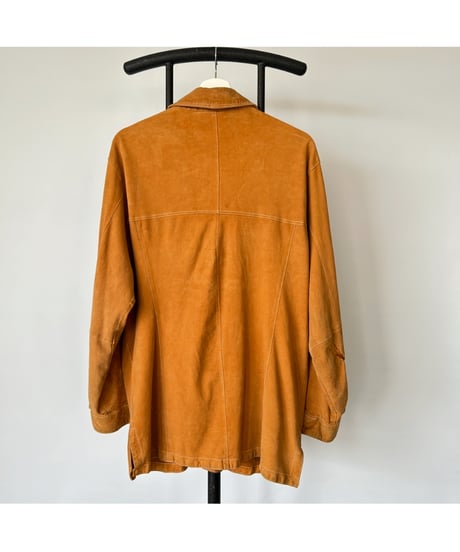 80s Vintage GOAT SUEDE LEATHER Shirt