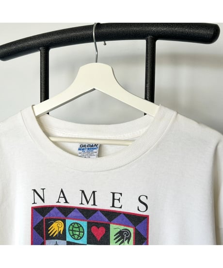 90s~00s "AIDS MEMORIAL QUILT" Tee