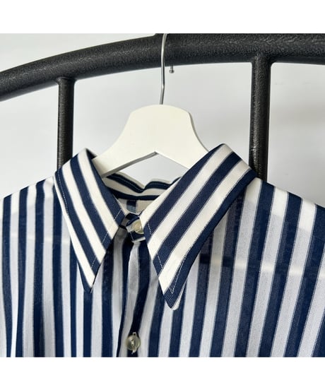 70s~80s See Through Stripe L/S Shirt