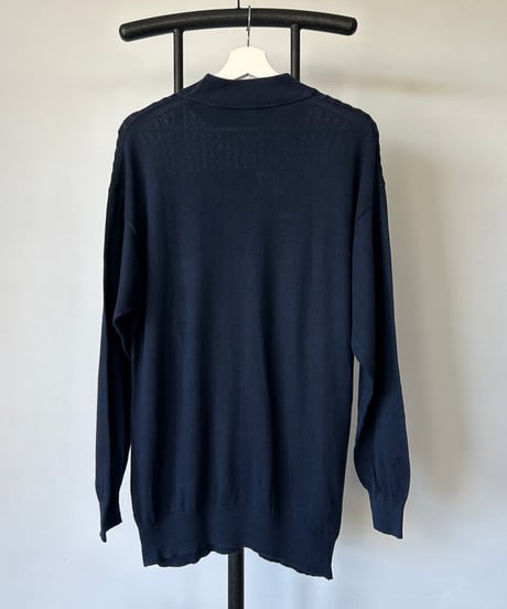 Vintage Mock Neck Cotton Knit