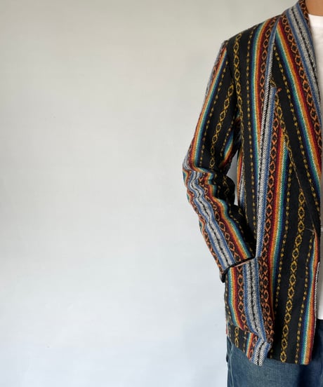 80s Ethnic Pattern Jacket
