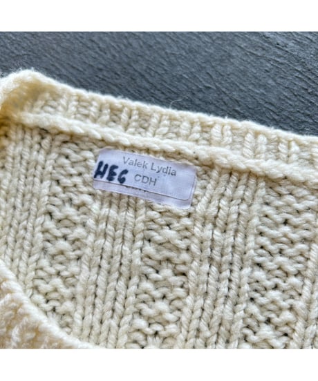 Vintage Cable Knit Cardigan