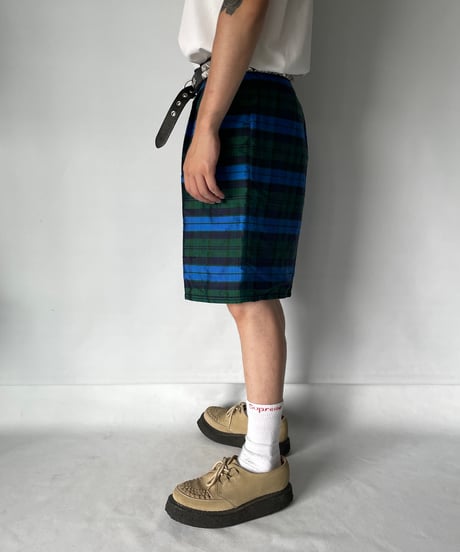 DEAD STOCK silk golf shorts 42  blue