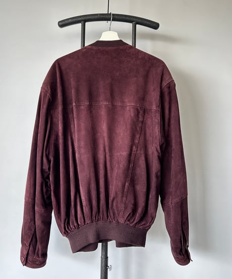 80s  europe Suede Blouson