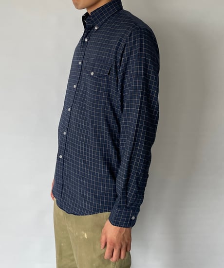 80s L.L.bean B/D check shirt 15-34