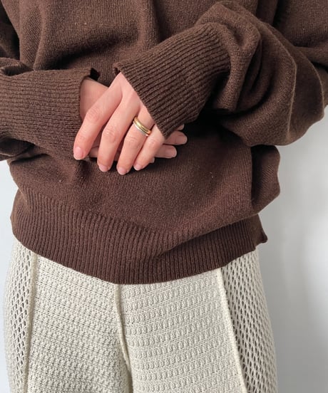 70s V-neck Knit