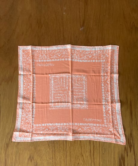 rajabrooke "BATIK WAU HANDKERCHIEF"  salmon pink