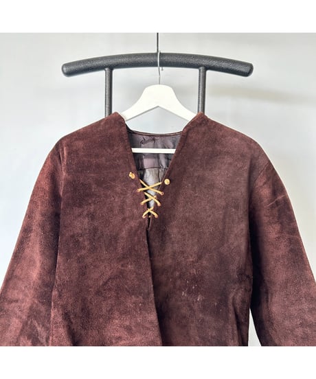 VINTAGE Hand made Leather Lace-up