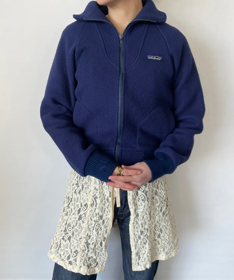 80s patagonia fleece / navy