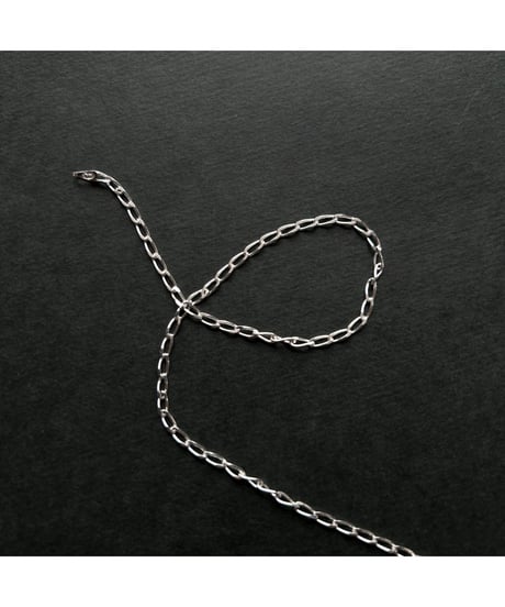 DEAD STOCK Vintage Italy 925 tiny chain necklace Azuki 14