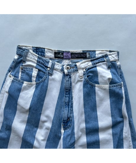 Levi's silverTab Stripe Denim Shorts