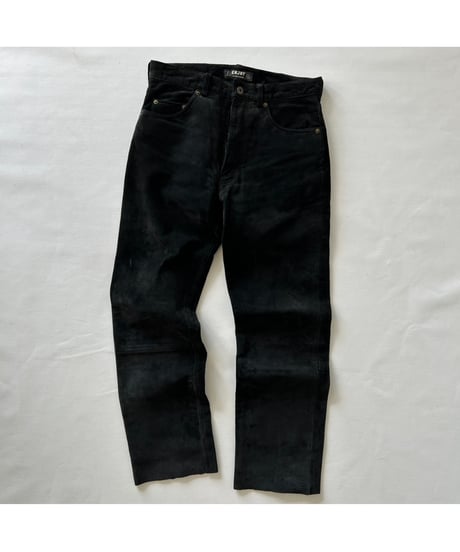 Europe vintage PIG SUEDE LEATHER Pants