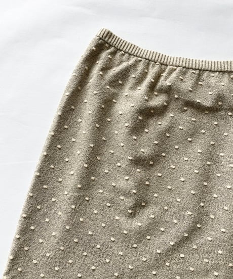 Europe Dot knit skirt